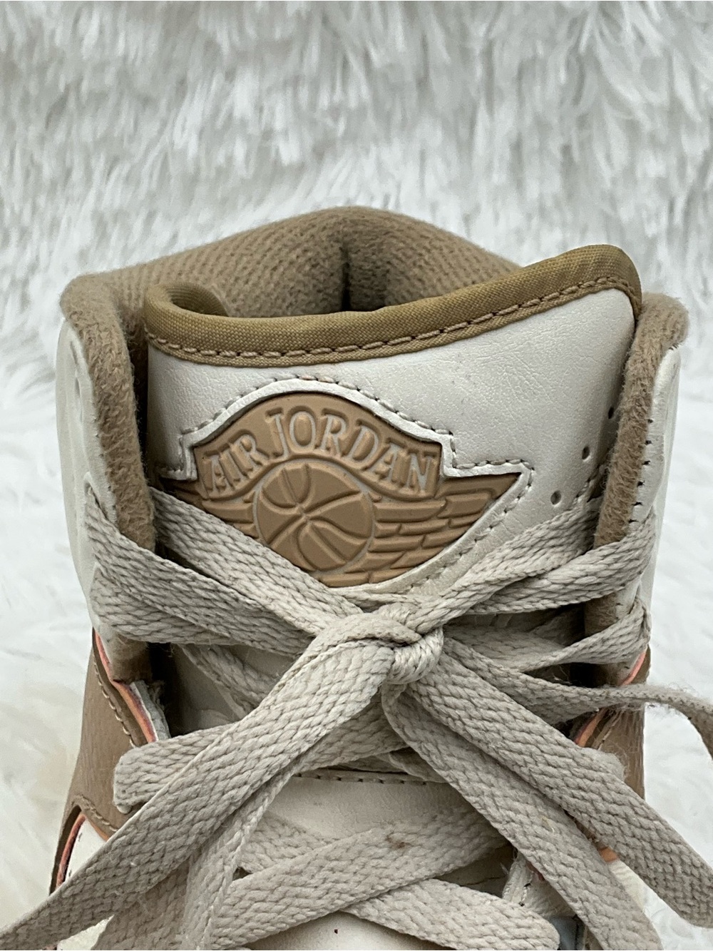 Nike Air Jordan 2 Retro Size 7.5 Sail Hemp Certificate of Authenticity - Picture 2 of 7